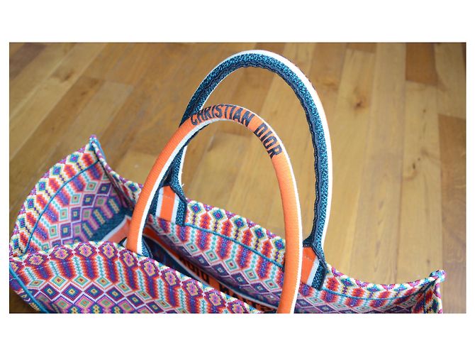 Book Tote Borsa tote messicana ricamata Christian Dior - vista 10
