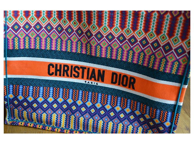 Book Tote Borsa tote messicana ricamata Christian Dior - vista 3