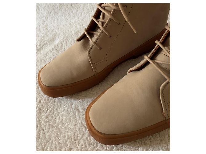 Superga Botines de ante nabuk crudo Beige - vista 10