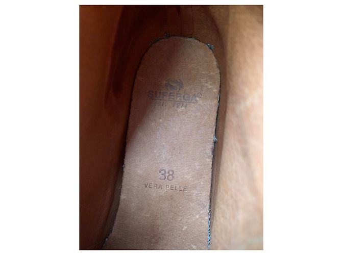 Superga Botines de ante nabuk crudo Beige - vista 14