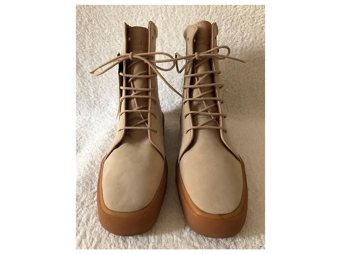 Superga Botines de ante nabuk crudo Beige - vista 2