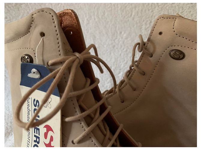 Superga Botines de ante nabuk crudo Beige - vista 7