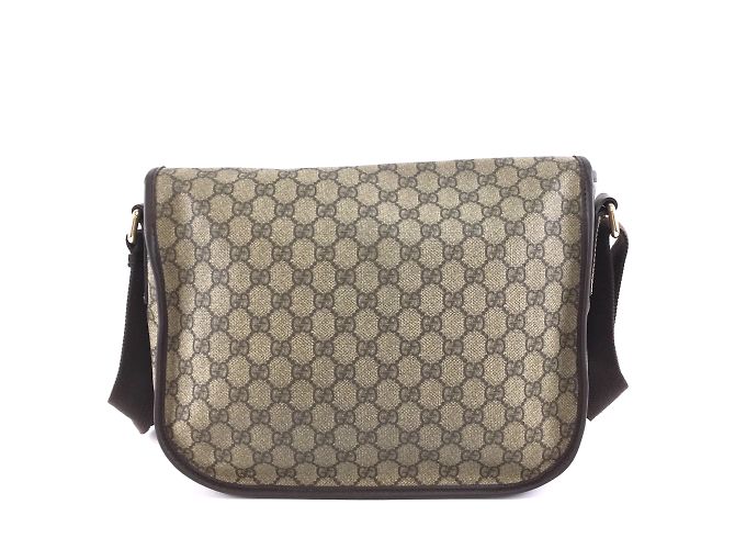 Gucci Supreme GG Guccissima Flap Canvas e pelle - vista 2