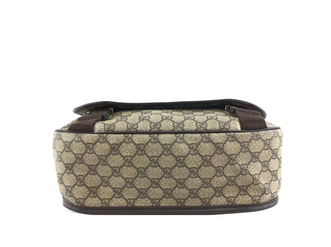Gucci Supreme GG Guccissima Flap Canvas e pelle - vista 5