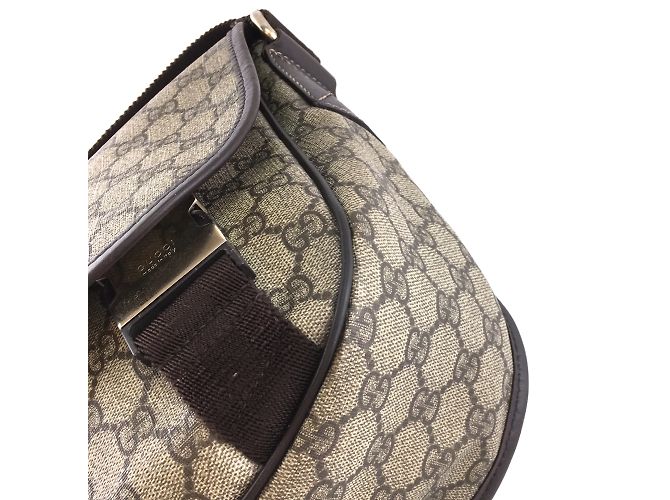 Gucci Supreme GG Guccissima Flap Canvas e pelle - vista 6