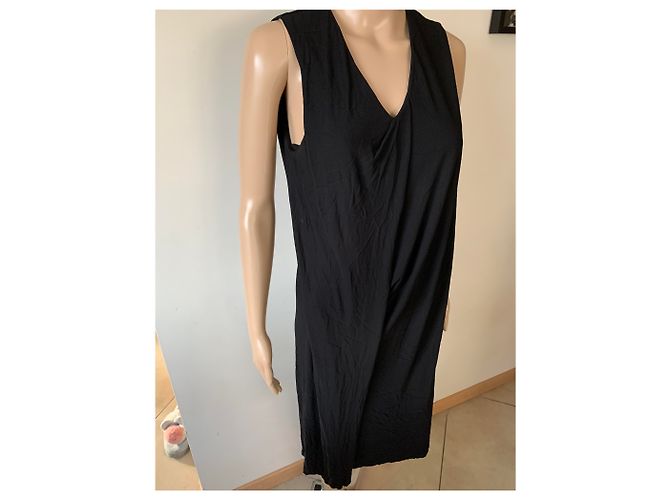 All Saints Kleid aus schwarzer Viskose - Ansicht 2