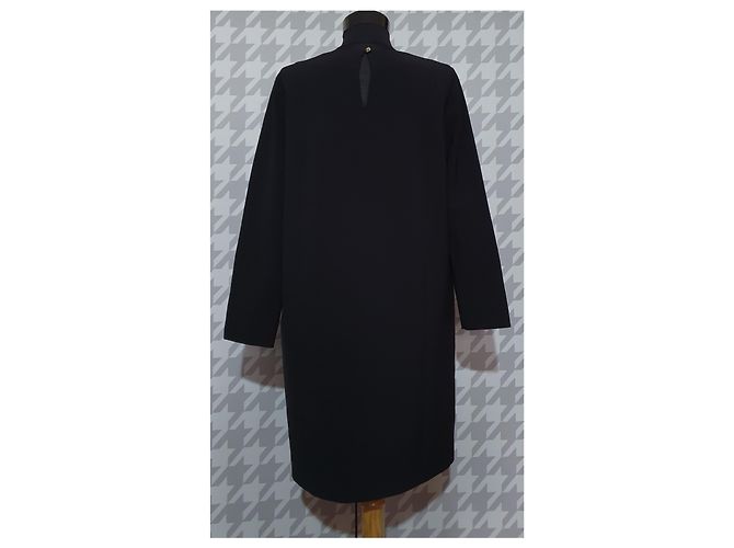 Stella Forest Schwarzes Kleid mit Schlangenmuster Größe 38 - Ansicht 3