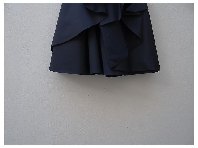 Karen Millen Kleid Schwarz Seide Größe 36 - Ansicht 4