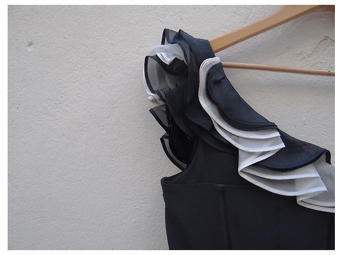 Karen Millen Kleid Schwarz Seide Größe 36 - Ansicht 6