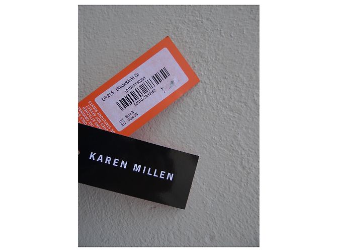 Karen Millen Kleid Schwarz Seide Größe 36 - Ansicht 9