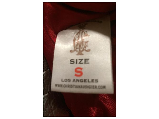 Autre Marque Giacca bomber in raso con zip Christian Audigier Nera Nero - vista 4