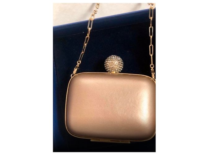 Pochette Mini Swarovski D'oro - vista 2