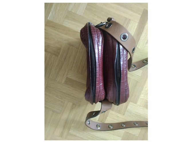 Dorothée Schumacher CLASSICI REINVENTATI borsa con occhiello Bordò - vista 12