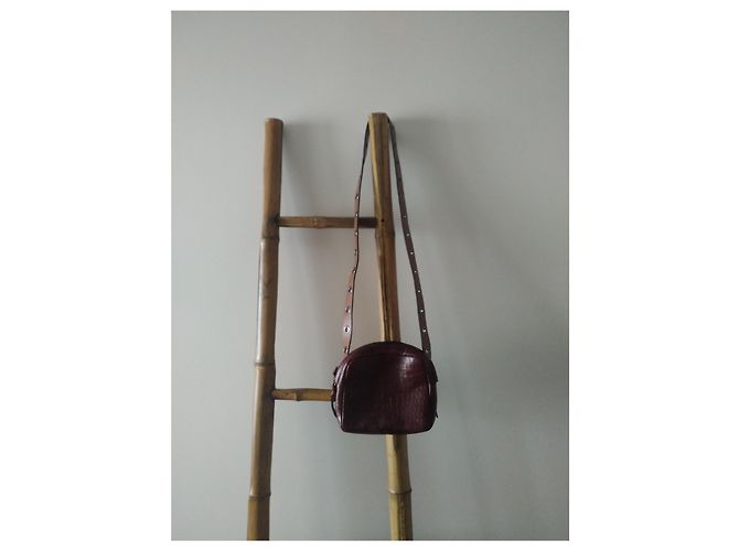 Dorothée Schumacher CLASSICI REINVENTATI borsa con occhiello Bordò - vista 14
