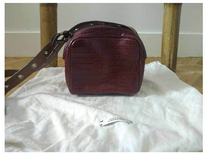 Dorothée Schumacher CLASSICI REINVENTATI borsa con occhiello Bordò - vista 5
