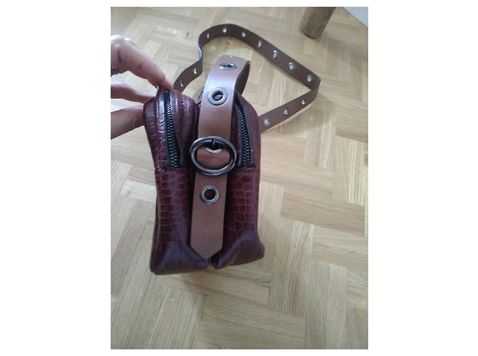 Dorothée Schumacher CLASSICI REINVENTATI borsa con occhiello Bordò - vista 9