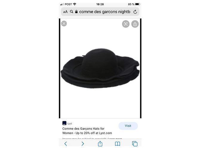 Comme Des Garcons Hüte - Ansicht 10