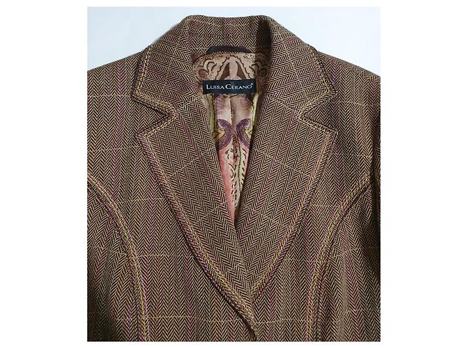 Luisa Cerano Wollblazer Mehrfarben - Ansicht 4