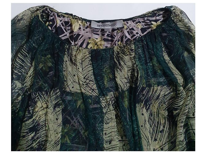 Blusa de seda Sportmax Multicolor - vista 4