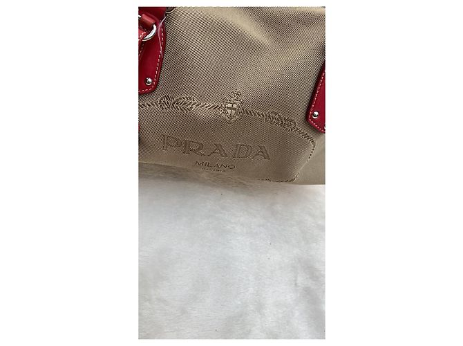Concept Prada Handtasche Rot Lammleder - Ansicht 2