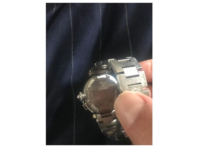 Reloj Cartier Pasha automático de acero Plata - vista 4