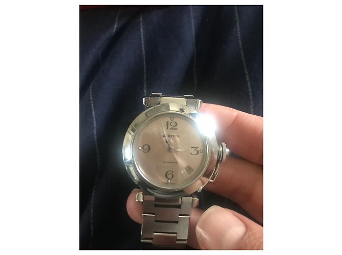 Reloj Cartier Pasha automático de acero Plata - vista 5
