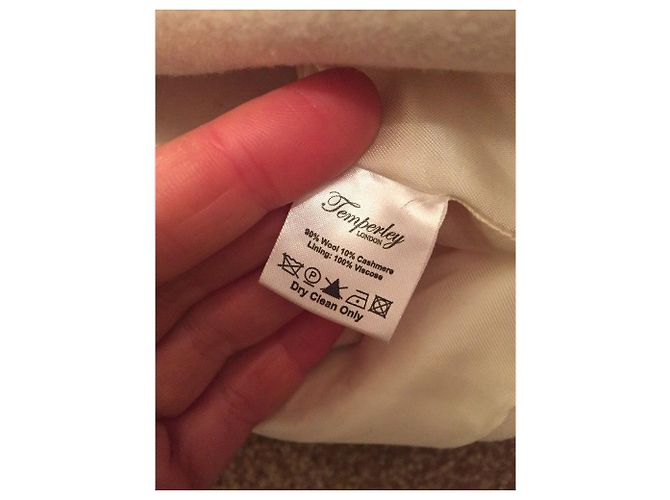 Temperley London Temperley gefütterte Brustjacke aus Kaschmir Roh - Ansicht 5
