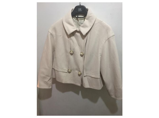 Temperley London Temperley gefütterte Brustjacke aus Kaschmir Roh - Ansicht 6