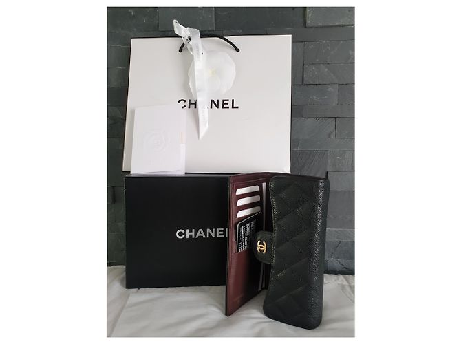 Chanel Portafoglio classico con patta Nero - vista 14
