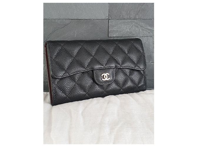 Chanel Portafoglio classico con patta Nero - vista 15