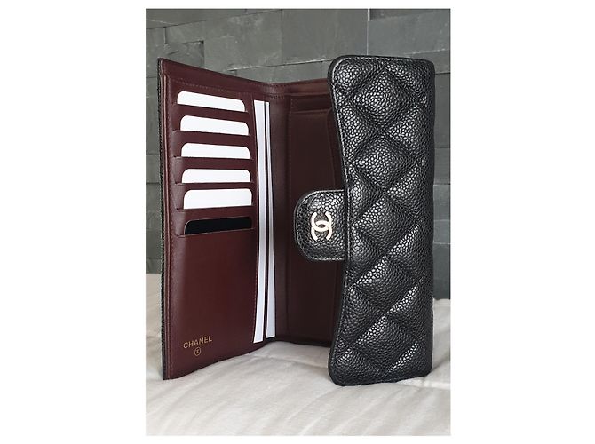 Chanel Portafoglio classico con patta Nero - vista 7