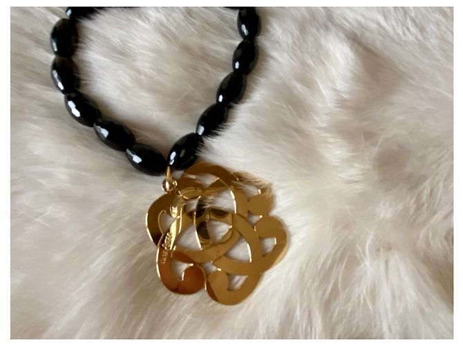 Bracciale Rita & Zia camelia modello grande Nero D'oro - Ansicht 4