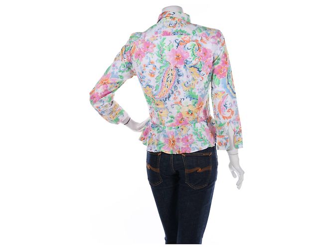 Chemise Ralph Lauren en coton à fleurs Multicolore - vue 2