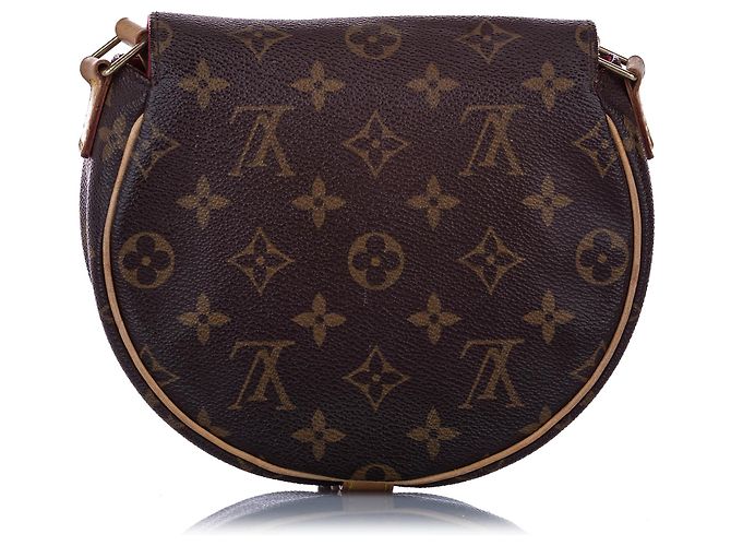 Louis Vuitton Brown Monogram Sac Tambourine Marrone - vista 4
