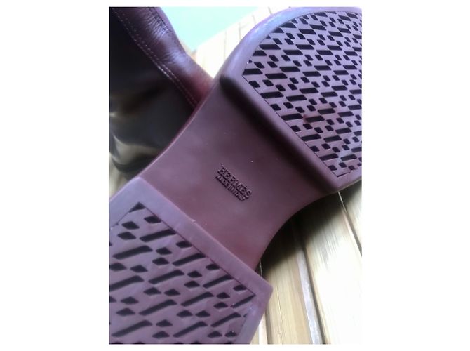 Hermès Boots Dark red - view 5
