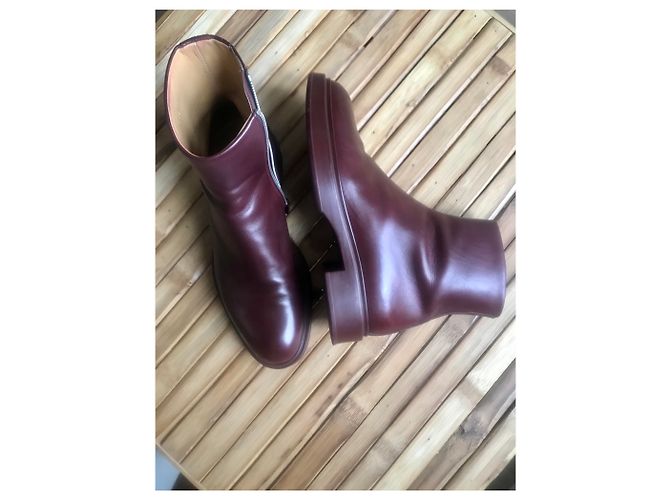 Hermès Boots Dark red - view 8