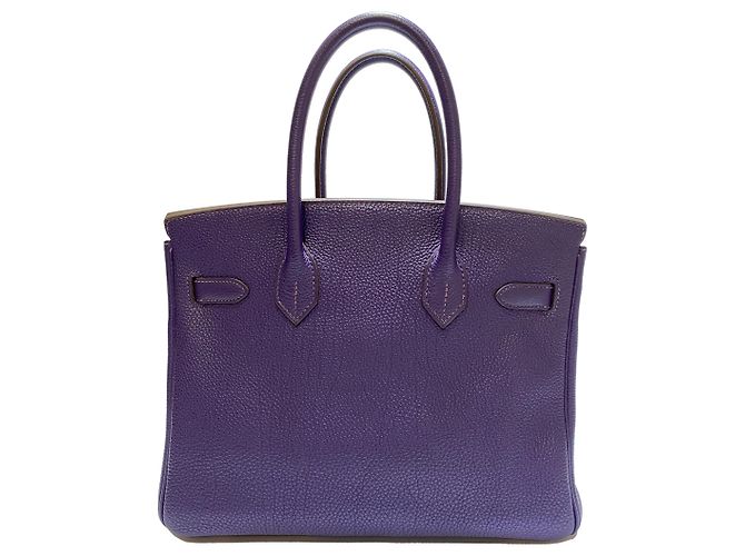 Hermès HERMES BIRKIN 30 Iris Togo GHW - vista 3