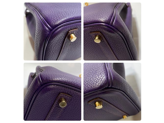 Hermès HERMES BIRKIN 30 Iris Togo GHW - vista 6