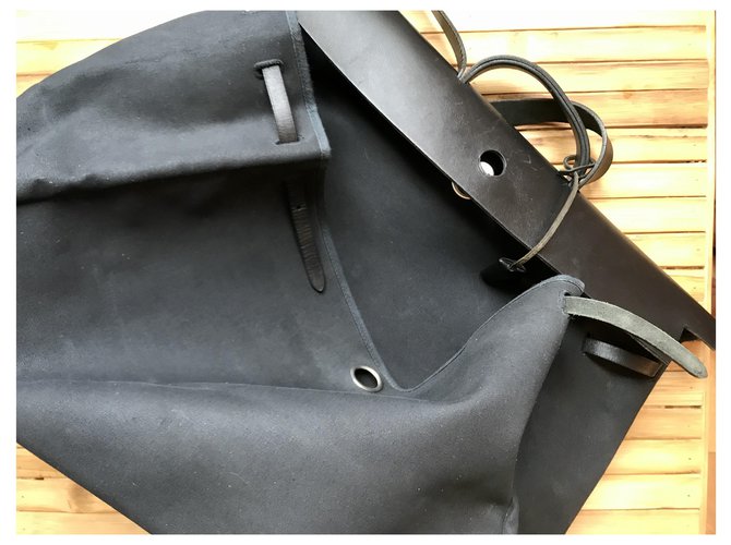 Sac à dépêches Hermès Weekender di Hermes Nero - vista 14