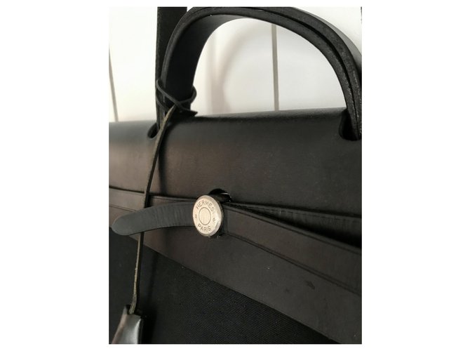Sac à dépêches Hermès Weekender di Hermes Nero - vista 3