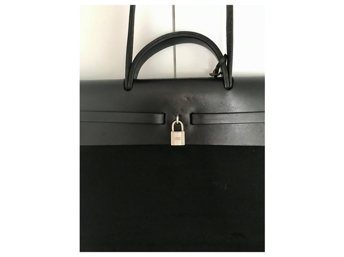 Sac à dépêches Hermès Weekender di Hermes Nero - vista 4