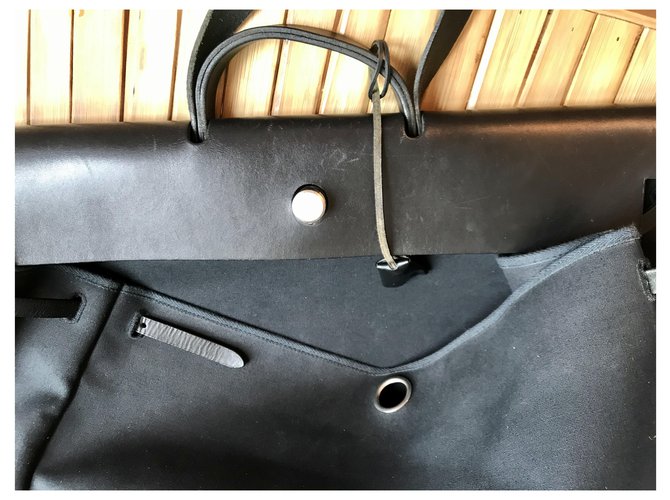 Sac à dépêches Hermès Weekender di Hermes Nero - vista 9