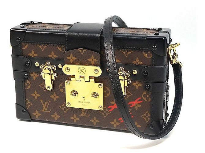 Louis Vuitton Petite Malle Mini trunk Womens borsa a tracolla M44199 - vista 3