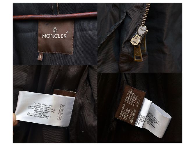 Moncler Pepper Grenoble chaqueta acolchada corta con volantes marrón Castaño - vista 8