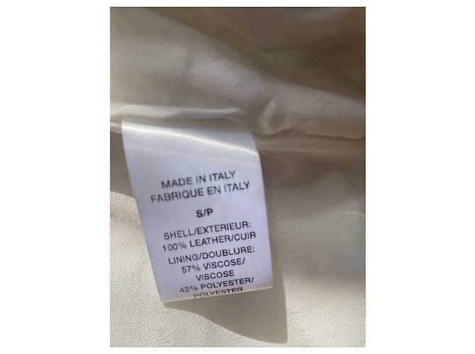Theory Theorie Lidia L Lederjacke Weiß - Ansicht 7