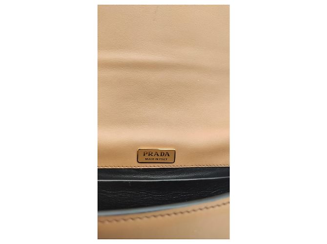 Pionnière Prada Leder Pioniertasche Braun Schwarz - Ansicht 2