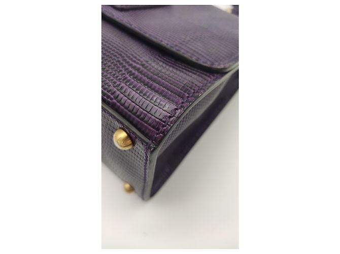 Borsa Monica di Dolce & Gabbana in pelle viola Porpora - vista 3