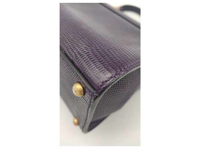 Borsa Monica di Dolce & Gabbana in pelle viola Porpora - vista 6