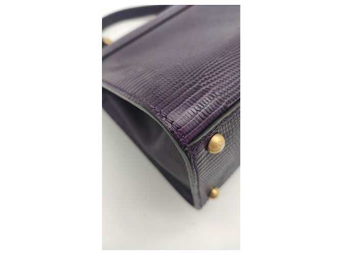 Borsa Monica di Dolce & Gabbana in pelle viola Porpora - vista 7