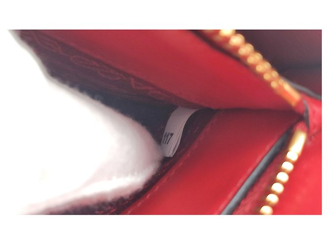 Borsa Prada in pelle Saffiano rossa Rosso - vista 10